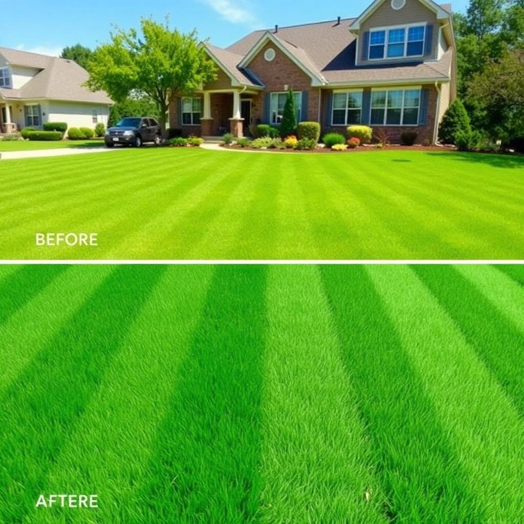 Lawn after Greenish treatment